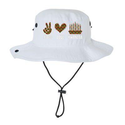 Peace Love Kwanzaa Happy Kwanzaa African American Legacy Cool Fit Booney Bucket Hat