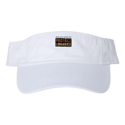 Protect Libraries Knowledge Is Power Valucap Bio-Washed Visor