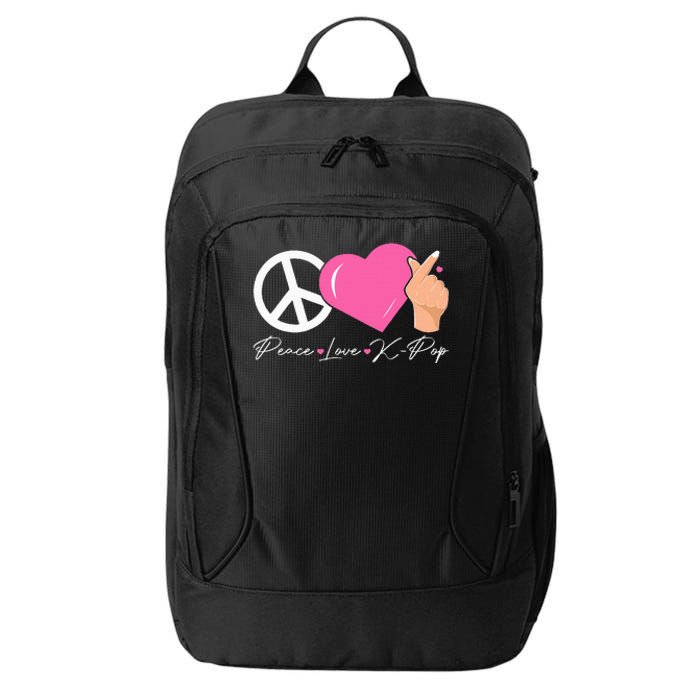 Peace Love Kpop Cute Kpop Music Anime Lover City Backpack