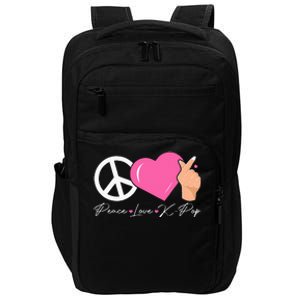 Peace Love Kpop Cute Kpop Music Anime Lover Impact Tech Backpack