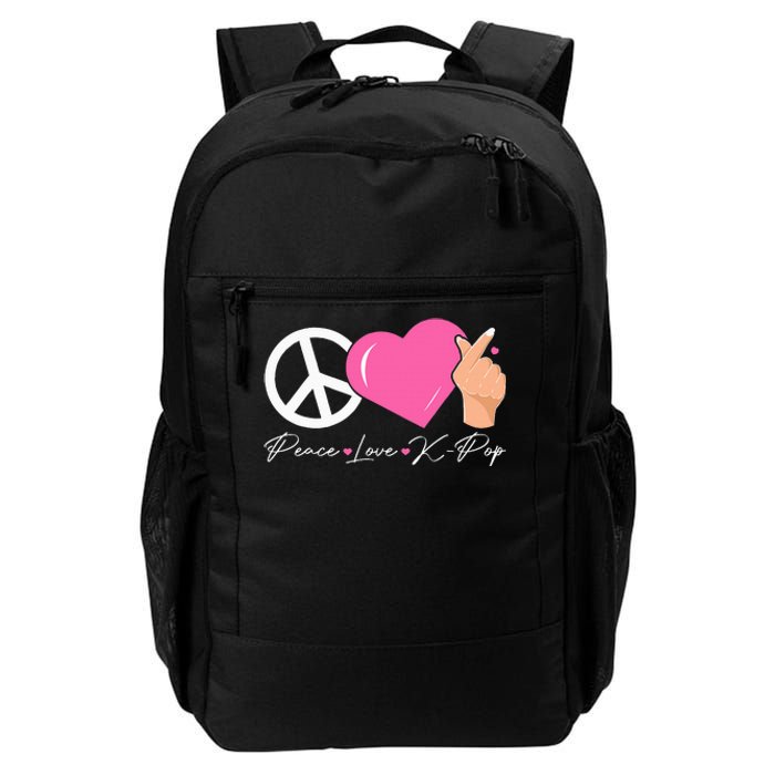 Peace Love Kpop Cute Kpop Music Anime Lover Daily Commute Backpack