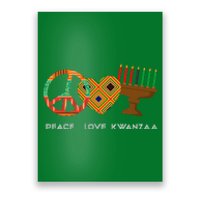 Peace Love Kwanzaa African American Celebration Poster