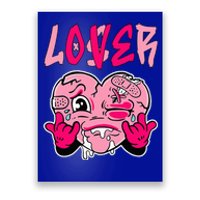 Pink Loser Lover Pink Drip Heart Matching Outfit Poster