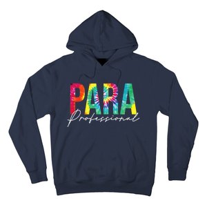 Paraprofessional Life Leopard 100 Day Last Day Of School Hoodie Hoodie