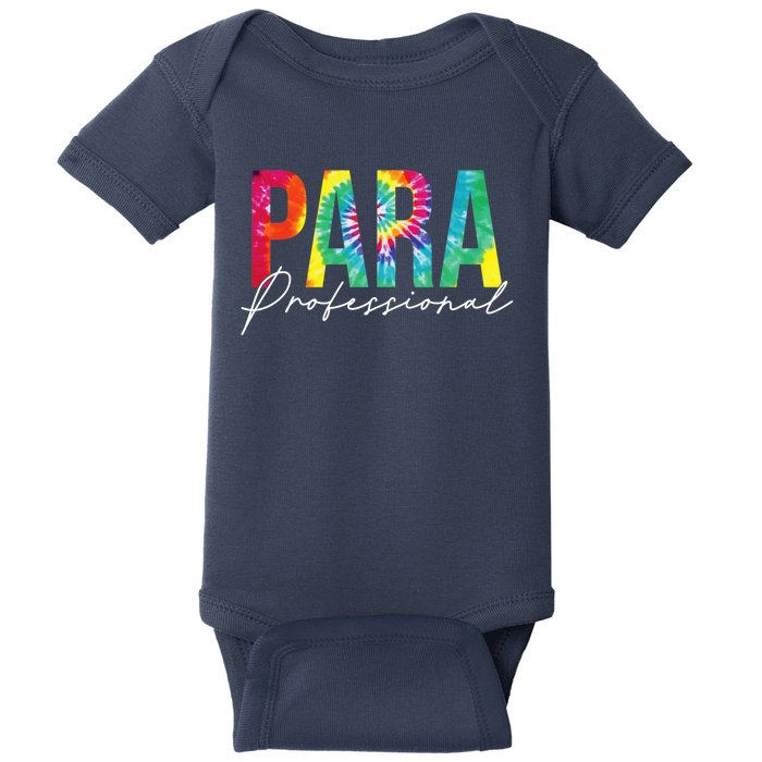 Paraprofessional Life Leopard 100 Day Last Day Of School Hoodie Baby Bodysuit