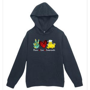 Peace Love Lemonade Yellow Lemon Lover Cute Gift Urban Pullover Hoodie