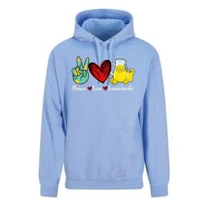 Peace Love Lemonade Yellow Lemon Lover Cute Gift Unisex Surf Hoodie