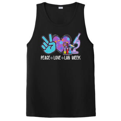 Peace Love Lab Week Science Fan PosiCharge Competitor Tank