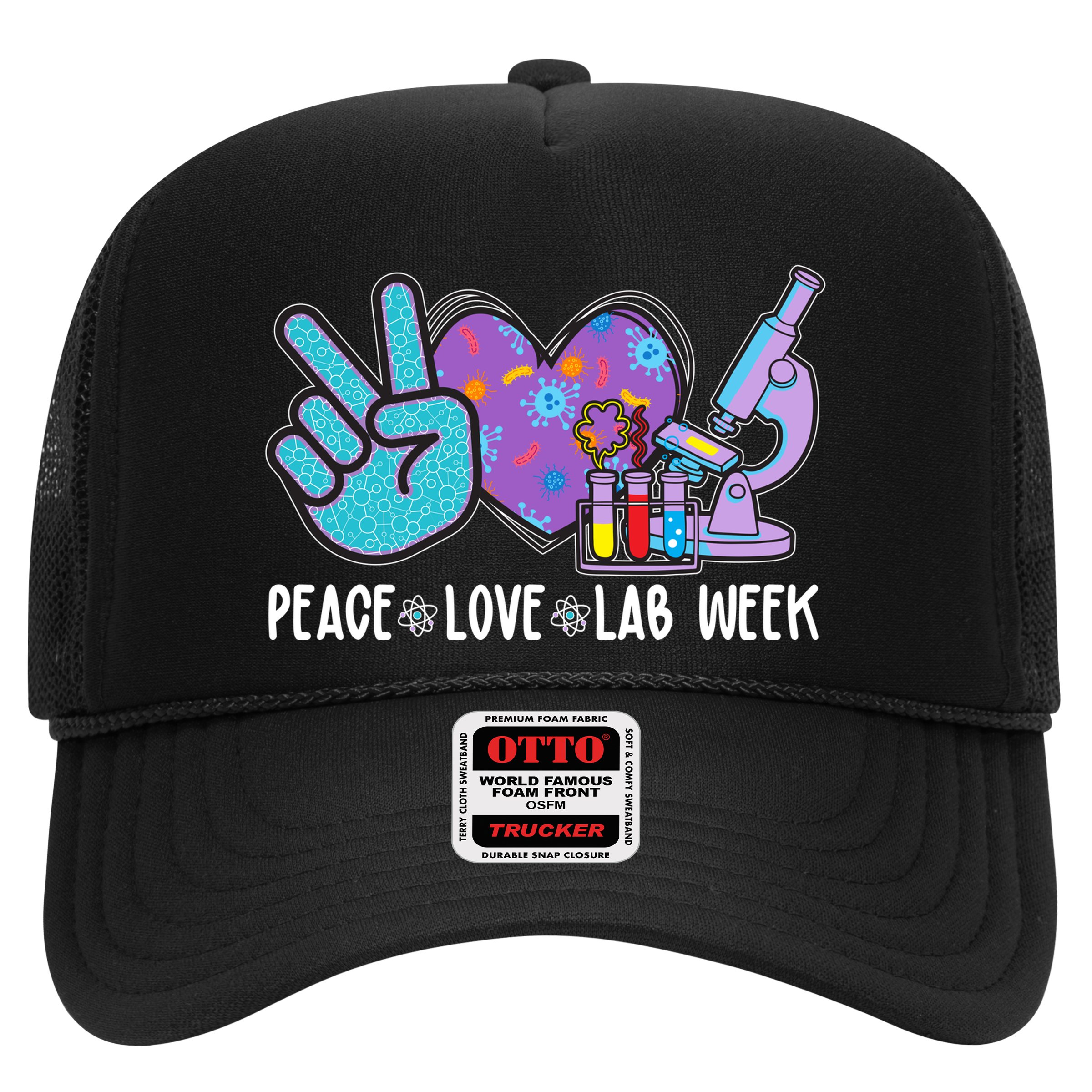 Peace Love Lab Week Science Fan Hat