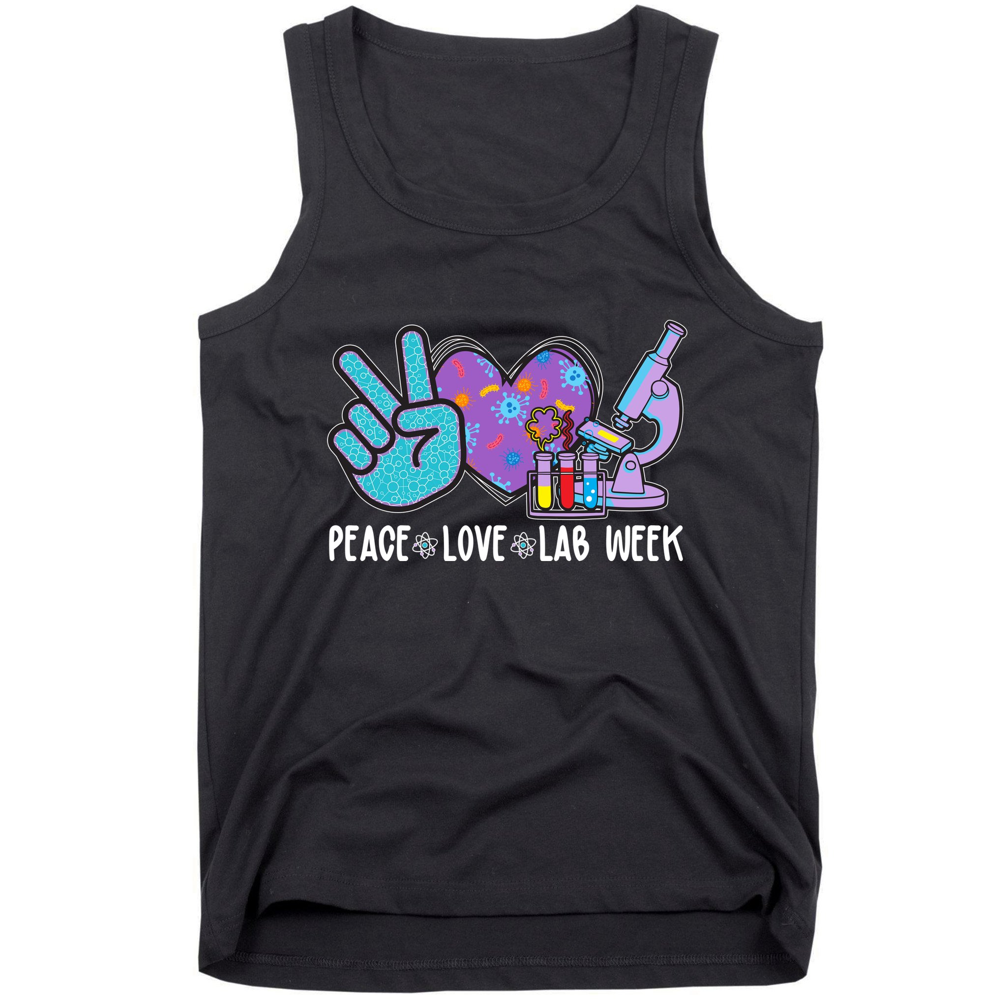Peace Love Lab Week Science Fan Tank Top