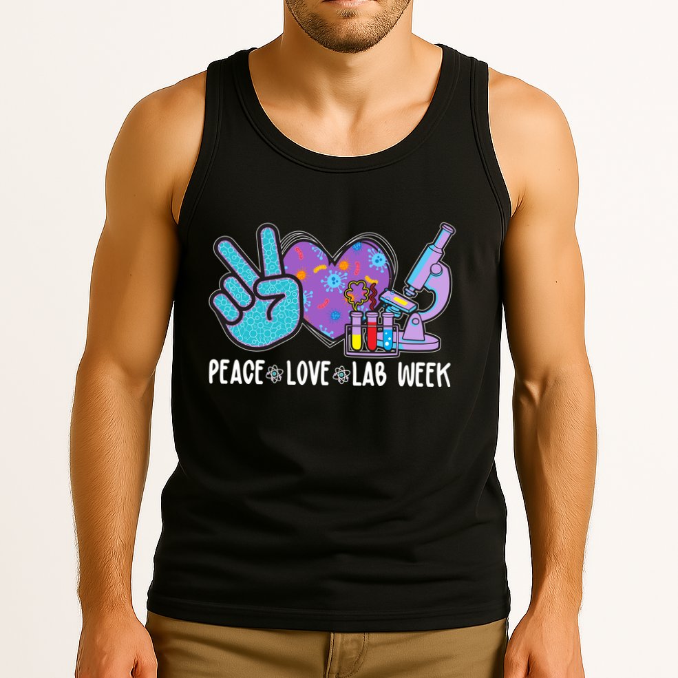 Peace Love Lab Week Science Fan Tank Top