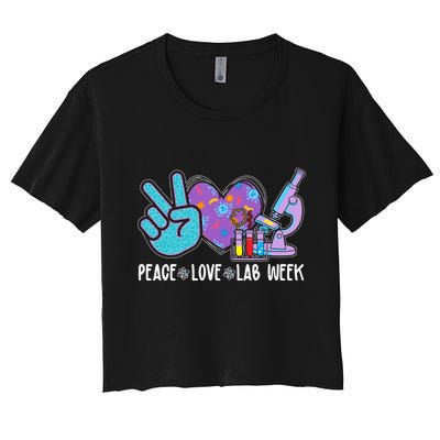Peace Love Lab Week Science Fan Crop Top