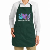 Peace Love Lab Week Science Fan Apron