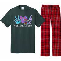 Peace Love Lab Week Science Fan Pajama Set