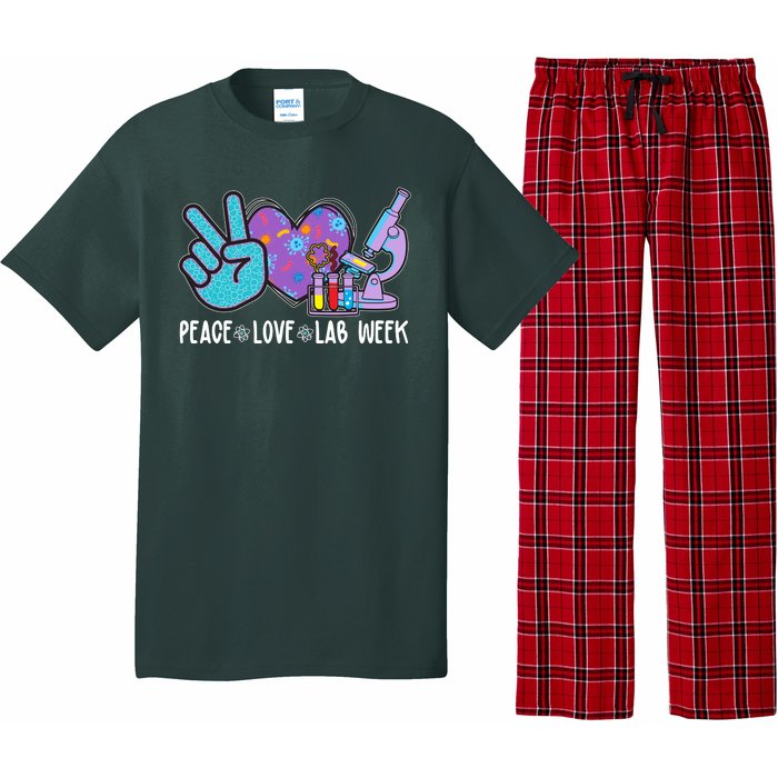 Peace Love Lab Week Science Fan Pajama Set