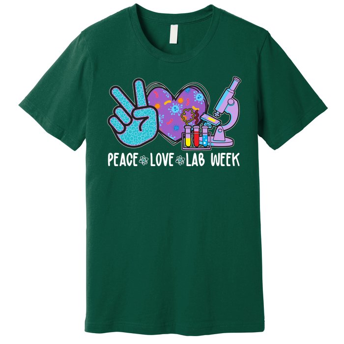 Peace Love Lab Week Science Fan Premium T-Shirt