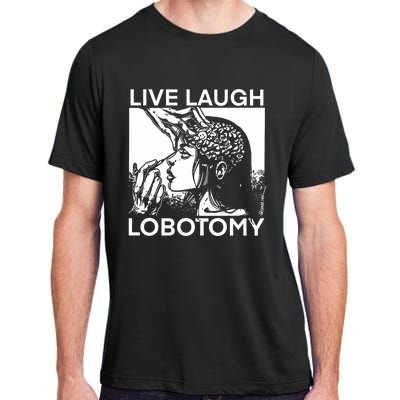 Punkwithacamera Live Laugh Lobotomy Spade Ink Adult ChromaSoft Performance T-Shirt