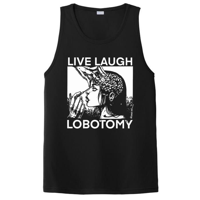 Punkwithacamera Live Laugh Lobotomy Spade Ink PosiCharge Competitor Tank