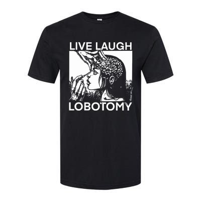 Punkwithacamera Live Laugh Lobotomy Spade Ink Softstyle® CVC T-Shirt