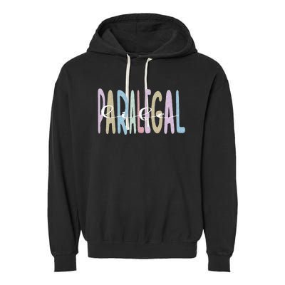 Paralegal Life Law Attorney Assistant Paralegal Garment-Dyed Fleece Hoodie