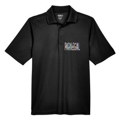 Paralegal Life Law Attorney Assistant Paralegal Men's Origin Performance Pique Polo