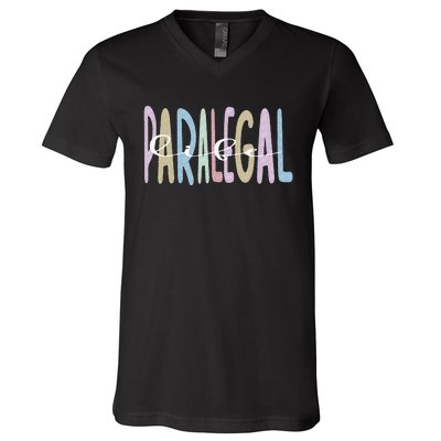 Paralegal Life Law Attorney Assistant Paralegal V-Neck T-Shirt