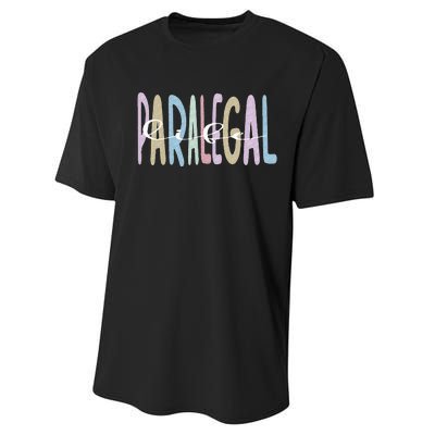 Paralegal Life Law Attorney Assistant Paralegal Performance Sprint T-Shirt