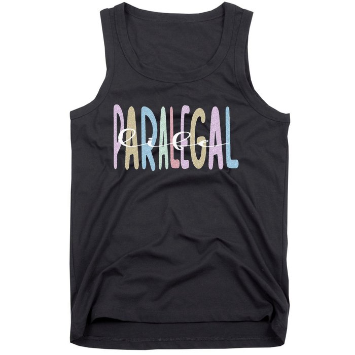 Paralegal Life Law Attorney Assistant Paralegal Tank Top