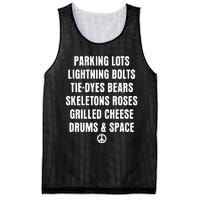 Parking Lots Lightning Bolts Tiedyes Bears Skeletons Roses Grilled Cheese Drums Mesh Reversible Basketball Jersey Tank