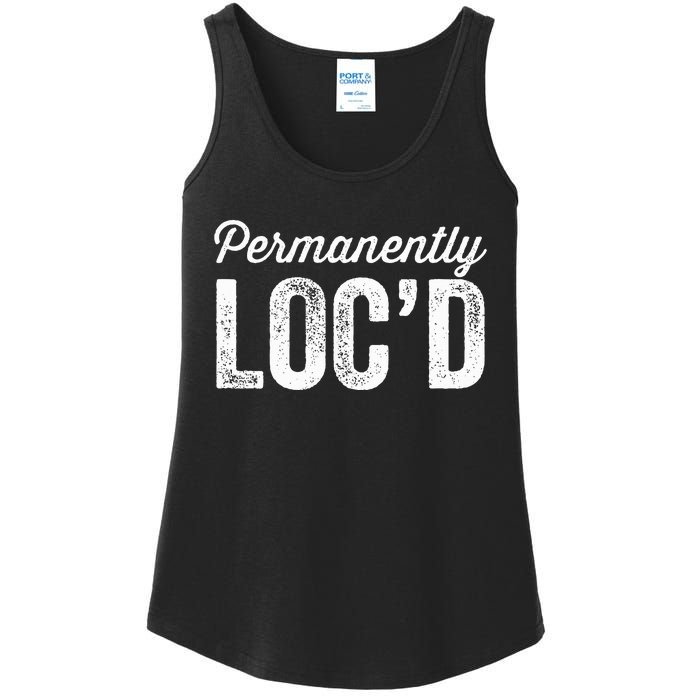 Permanently LocD Locs For Women Dreadlocks Girl Melanin Ladies Essential Tank