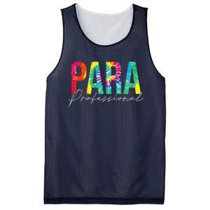 Paraprofessional Life Leopard 100 Day Last Day Of School Mesh Reversible Basketball Jersey Tank