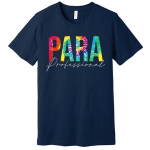 Paraprofessional Life Leopard 100 Day Last Day Of School Premium T-Shirt