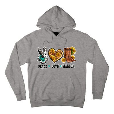 Peace Love Leopard Morgan Country Western Cowboy Boots Hat Tall Hoodie