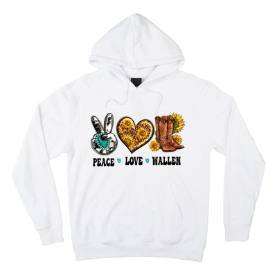 Peace Love Leopard Morgan Country Western Cowboy Boots Hat Hoodie