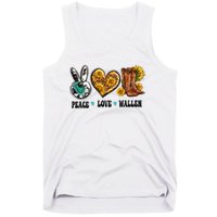 Peace Love Leopard Morgan Country Western Cowboy Boots Hat Tank Top