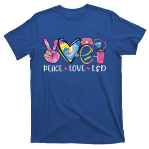 Peace Love L And D Labor And Delivery Nurse Nursing Stethoscope Meaningful Gift T-Shirt