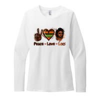 Peace Love Locs Black Women Melanin Dreadlocks Afro Hair Womens CVC Long Sleeve Shirt