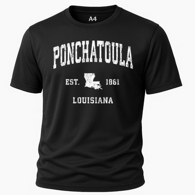 Ponchatoula Louisiana La Vintage Athletic Cooling Performance Crew T-Shirt