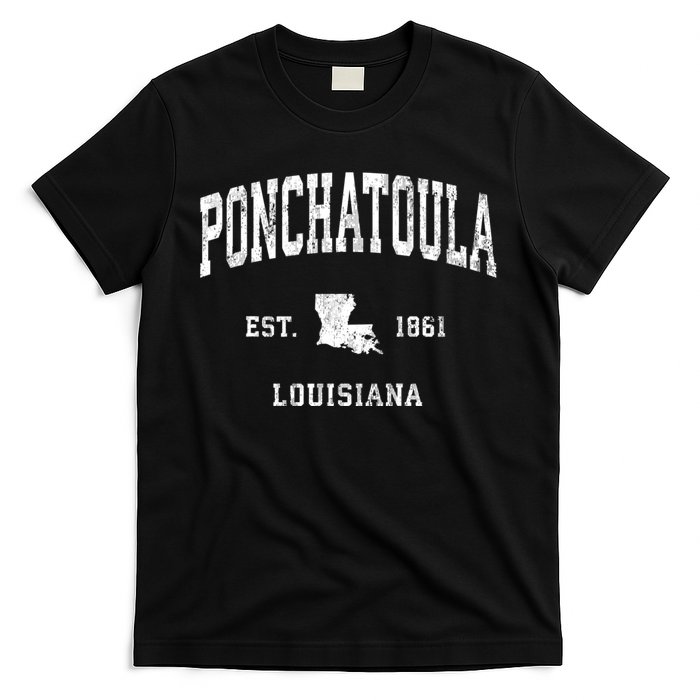 Ponchatoula Louisiana La Vintage Athletic T-Shirt