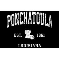 Ponchatoula Louisiana La Vintage Athletic Bumper Sticker