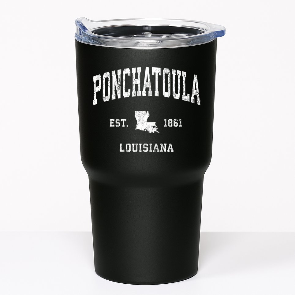Ponchatoula Louisiana La Vintage Athletic Tumbler