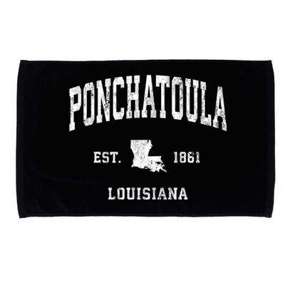 Ponchatoula Louisiana La Vintage Athletic Microfiber Hand Towel