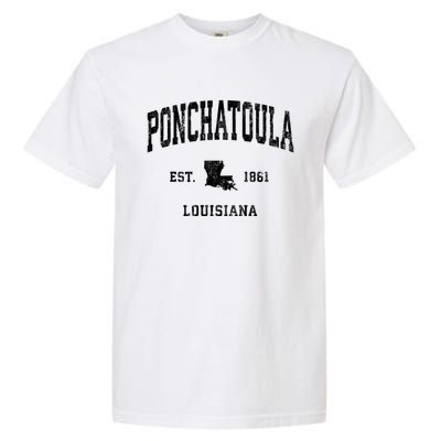 Ponchatoula Louisiana La Vintage Athletic Garment-Dyed Heavyweight T-Shirt