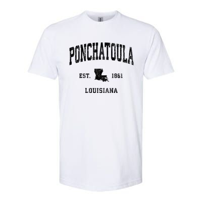 Ponchatoula Louisiana La Vintage Athletic Softstyle CVC T-Shirt