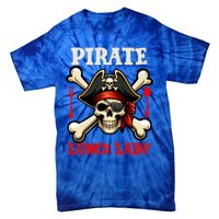 Pirate Lunch Lady Costume Skull Horror Pirate Funny Job Team Tie-Dye T-Shirt