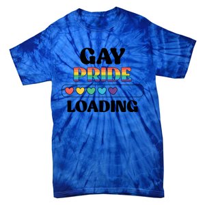 Pride Loading Lgbt Lesbian Cute Gift Tie-Dye T-Shirt