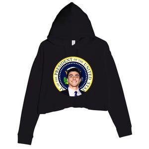 Project Luigi Mangione 2028 Potus Seal Crop Fleece Hoodie