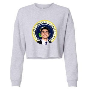 Project Luigi Mangione 2028 Potus Seal Cropped Pullover Crew