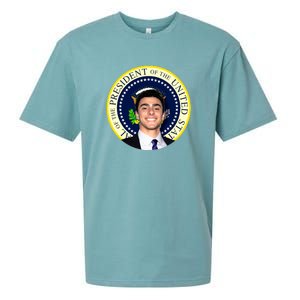 Project Luigi Mangione 2028 Potus Seal Sueded Cloud Jersey T-Shirt