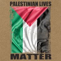Palestinian Lives Matter Free Palestine Flag Palestinian Cotton Canvas Backpack